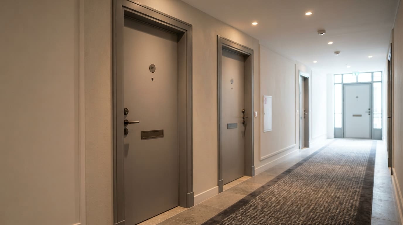 Porte blindée en copropriété - règles et autorisations